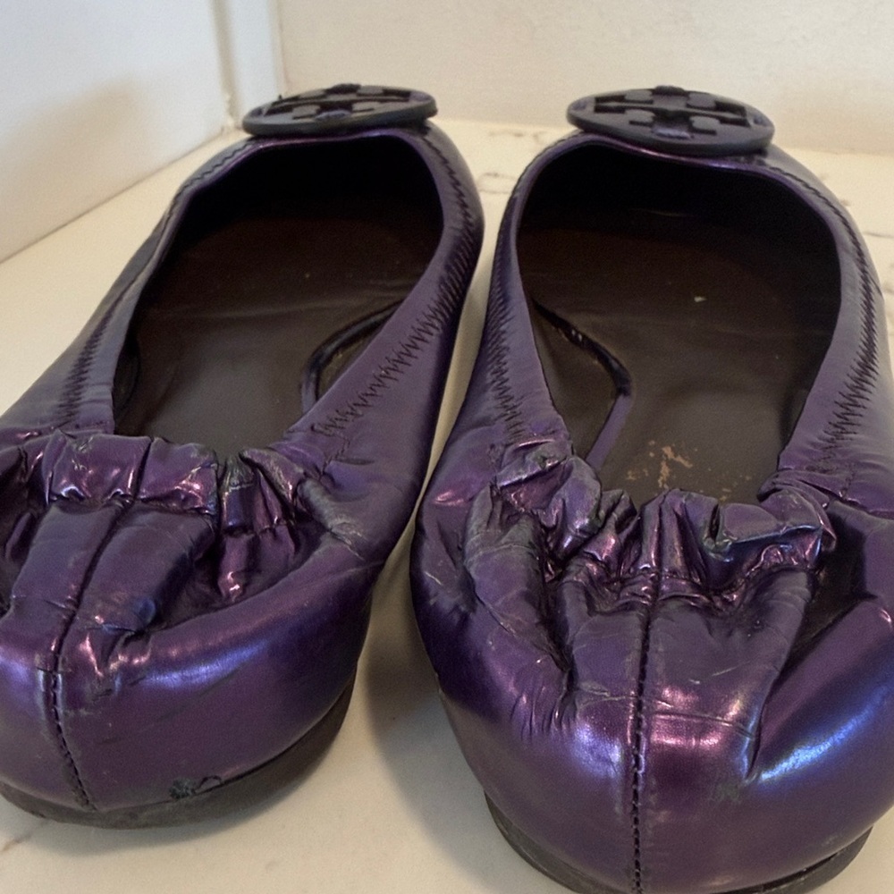 Tory Burch Purple Flats - Picture 5 of 6
